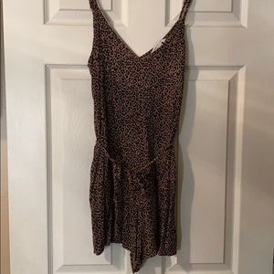 American Eagle cheetah romper